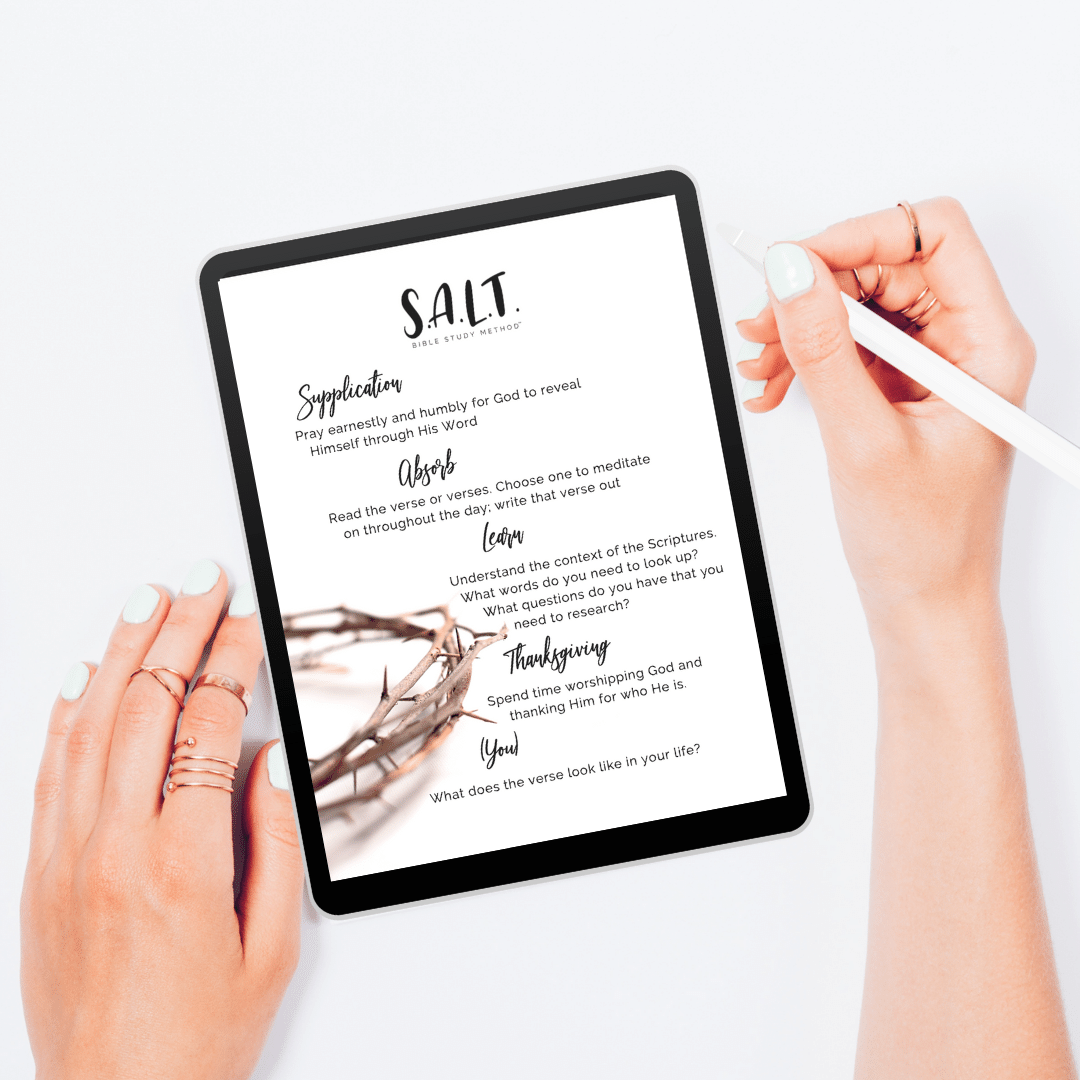Resurrection S.A.L.T. Method Bible Study Printable Journal
