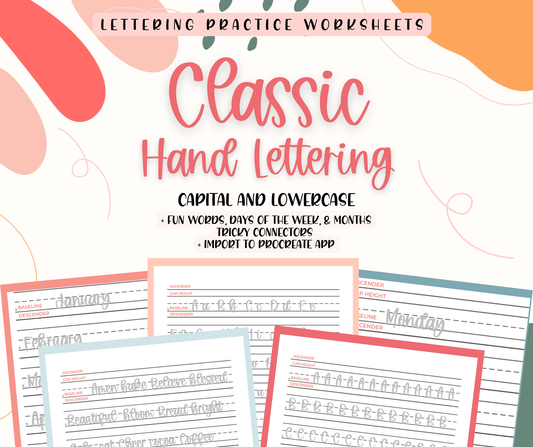 Classic Hand Lettering: Hand Lettering Bundle