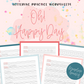 Oh Happy Day Monoline Hand Lettering Bundle