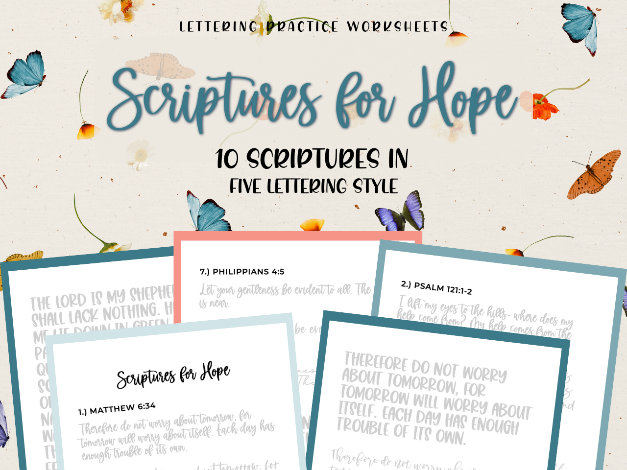 Hope Rising Worksheets Scriptures For Hope Hand Lettering Worksheets – Abby Rike