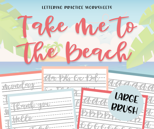 Take Me To The Beach Hand Lettering Bundle