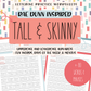 Rae Dunn Inspired Tall & Skinny Hand Lettering Bundle